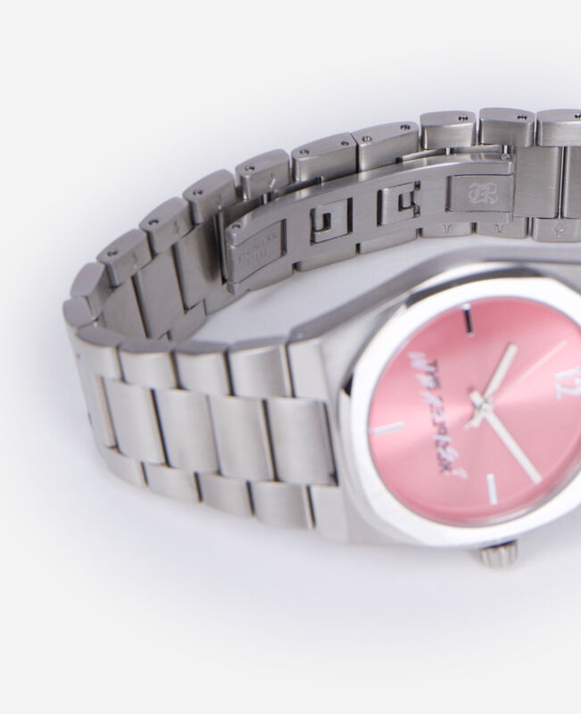 The Kooples MIXTE SILVER montre what is argentée cadran rose
