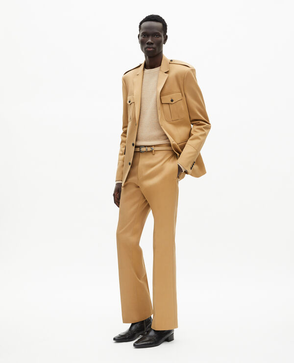 The Kooples HOMME CAMEL veste en coton camel