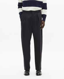 The Kooples HOMME BLACK pantalon à pinces noir