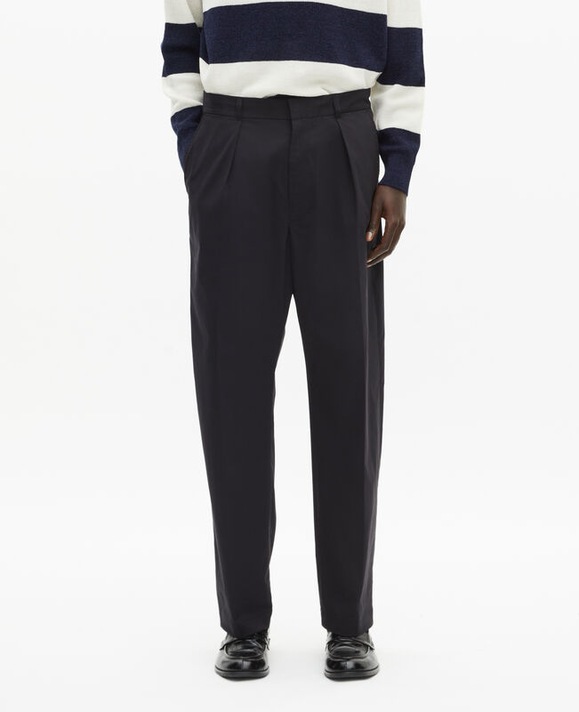 The Kooples HOMME BLACK pantalon à pinces noir