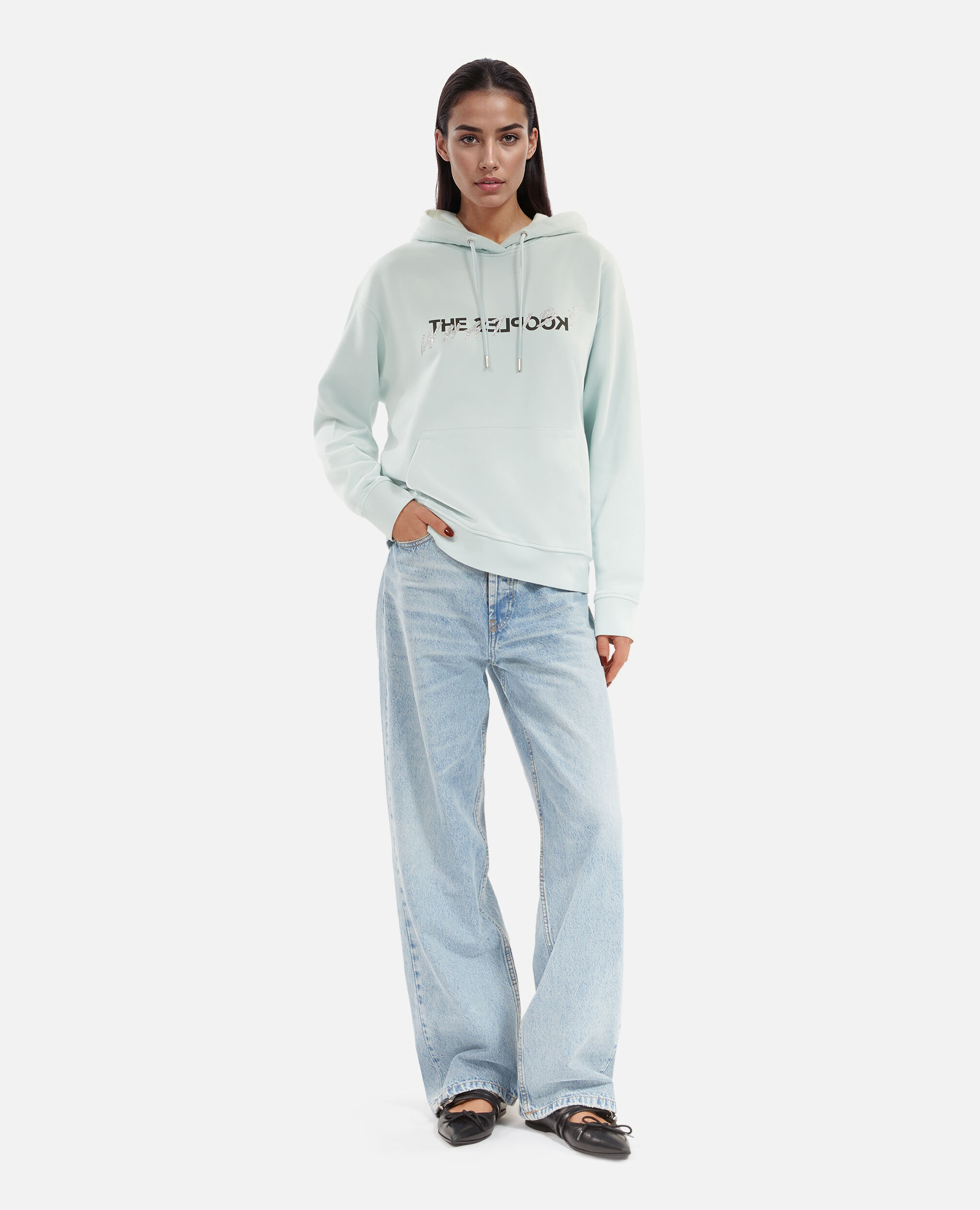 Sweatshirt à capuche What is bleu clair, BABY BLUE, hi-res image number null