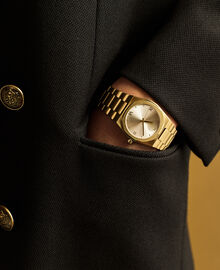 The Kooples MIXTE GOLD montre avec blazon dorée