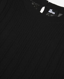 The Kooples FEMME BLACK top en maille noir