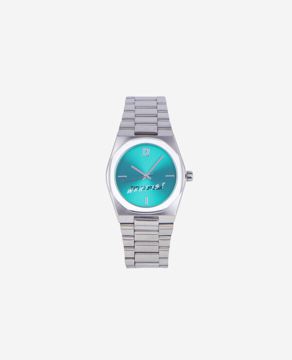 The Kooples MIXTE SILVER montre what is argentée cadran vert