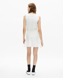The Kooples FEMME ECRU jupe courte détails nœuds écrue