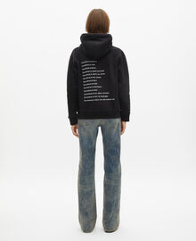 The Kooples FEMME BLACK sweatshirt à capuche what is avec strass noir
