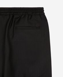 The Kooples FEMME BLACK pantalon droit en laine noir
