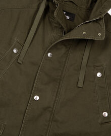 The Kooples HOMME KAKI parka à capuche kaki