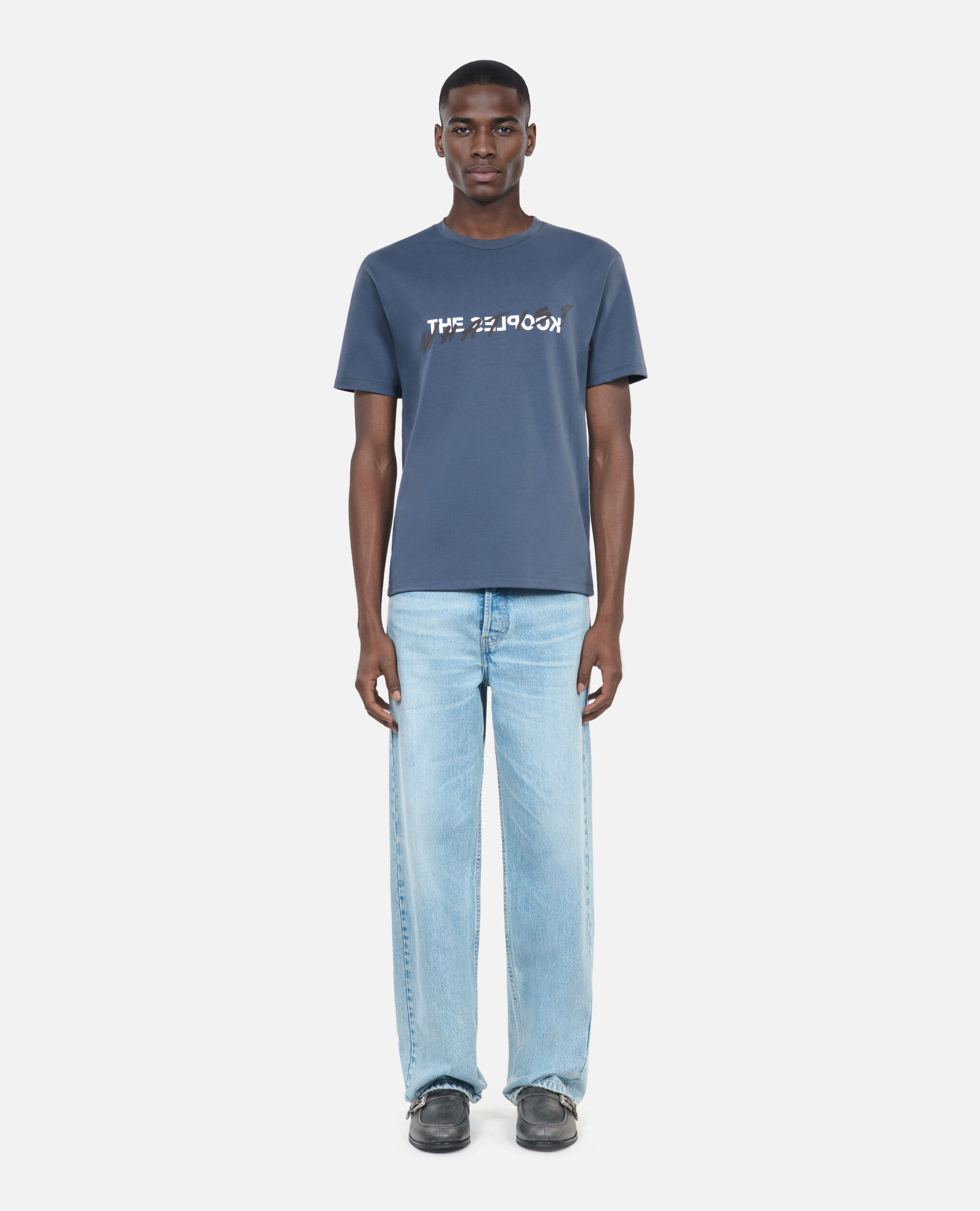 T-shirt What is bleu foncé, DARK NAVY / DARK NAVY, hi-res image number null