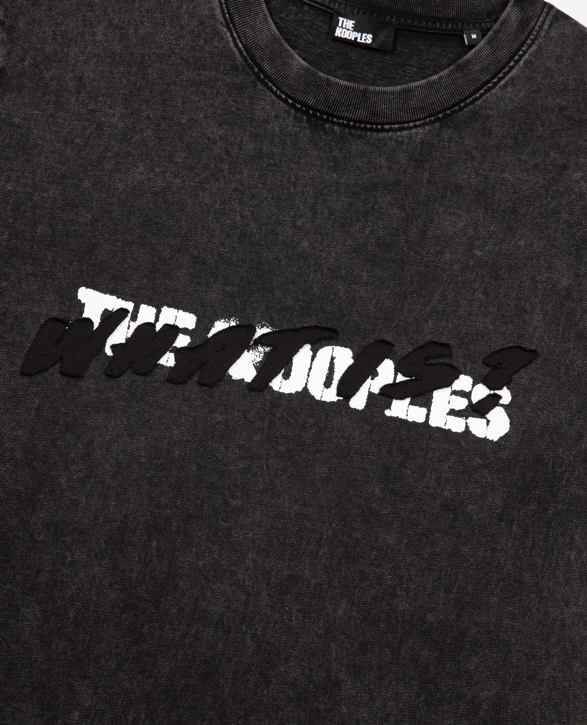 T-shirt What is noir, BLACK WASHED, hi-res image number null