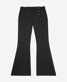 The Kooples FEMME BLACK pantalon flare noir