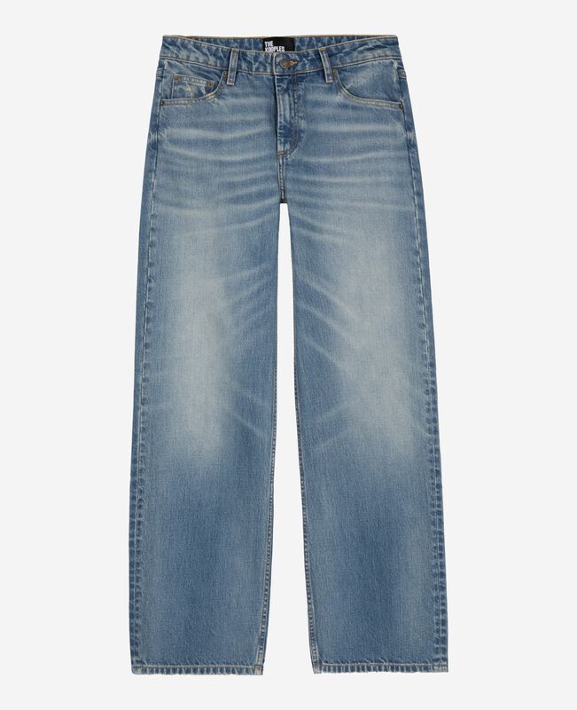 The Kooples FEMME BABY BLUE jean large bleu clair