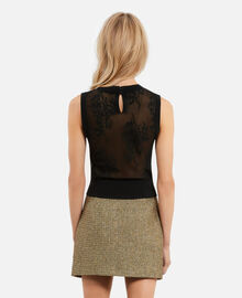 The Kooples FEMME BLACK top en maille noir
