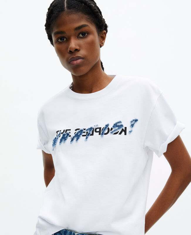 The Kooples FEMME WHITE t-shirt what is blanc