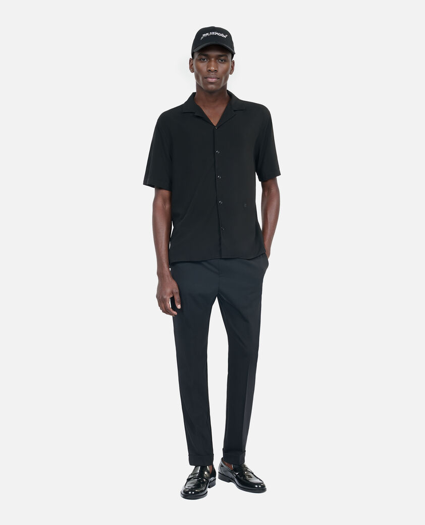 The Kooples HOMBRE BLACK camisa negra manga corta