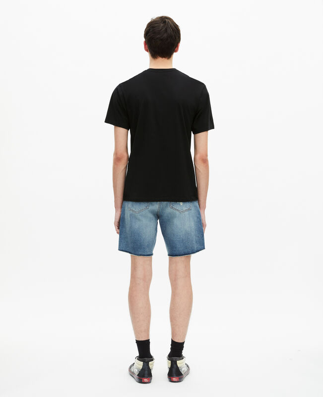 The Kooples HOMME BLACK t-shirt avec logo noir