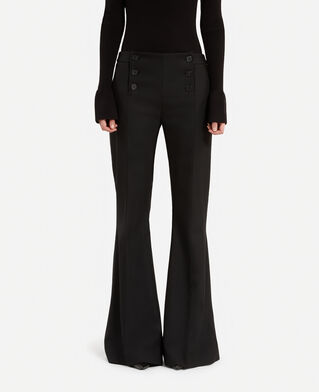 The Kooples WOMEN BLACK black flare pants