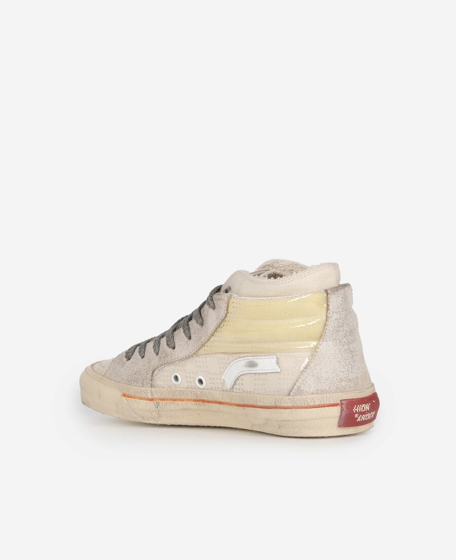 The Kooples FEMME ECRU sneakers montantes the kooples x hidn-ander écrues