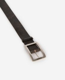 The Kooples HOMME BROWN ceinture en cuir marron