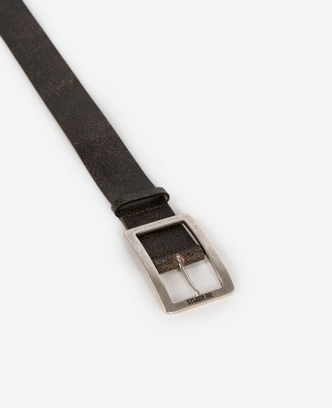 The Kooples HOMME BROWN ceinture en cuir marron