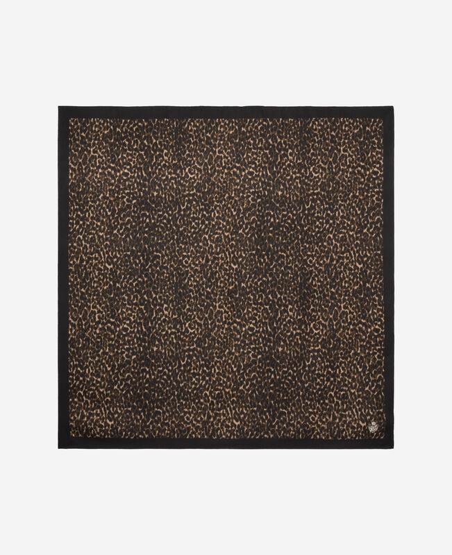 The Kooples FEMME LEOPARD foulard imprimé léopard en soie