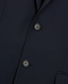 The Kooples HOMME DARK NAVY veste de costume en laine droite bleue