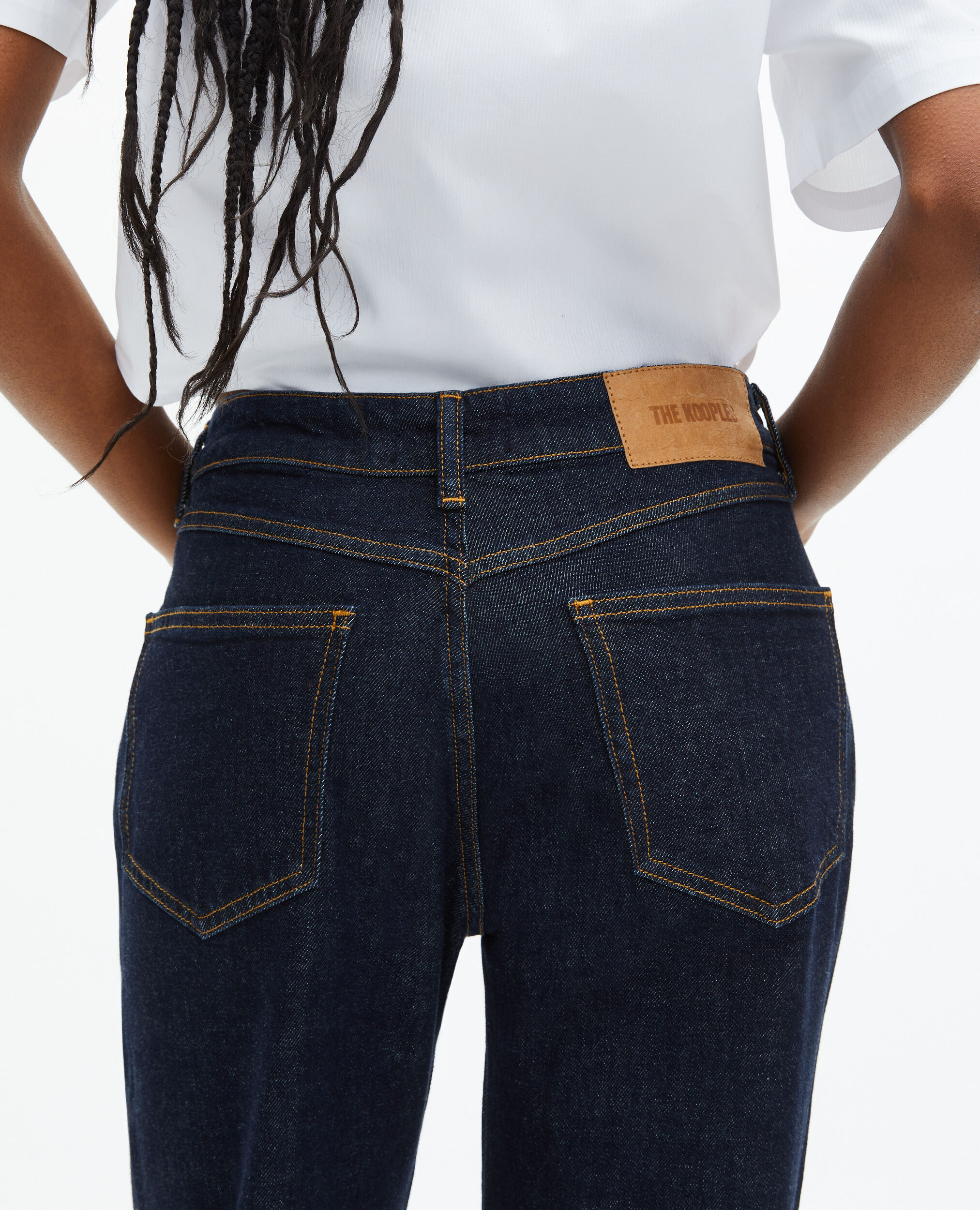 Jean droit bleu foncé, BLUE ELECTRIC, hi-res image number null