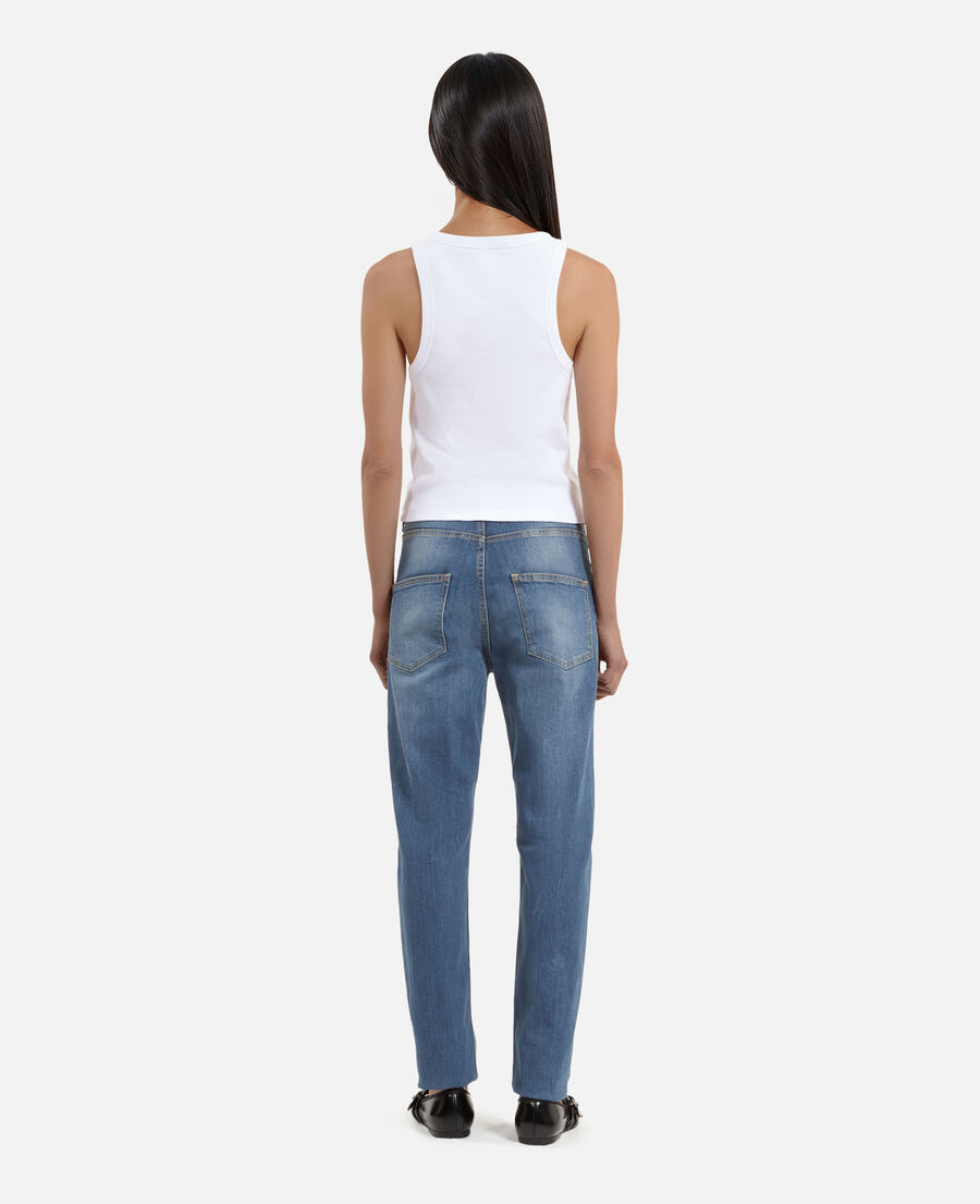 The Kooples FEMME MEDIUM BLUE jean slim bleu