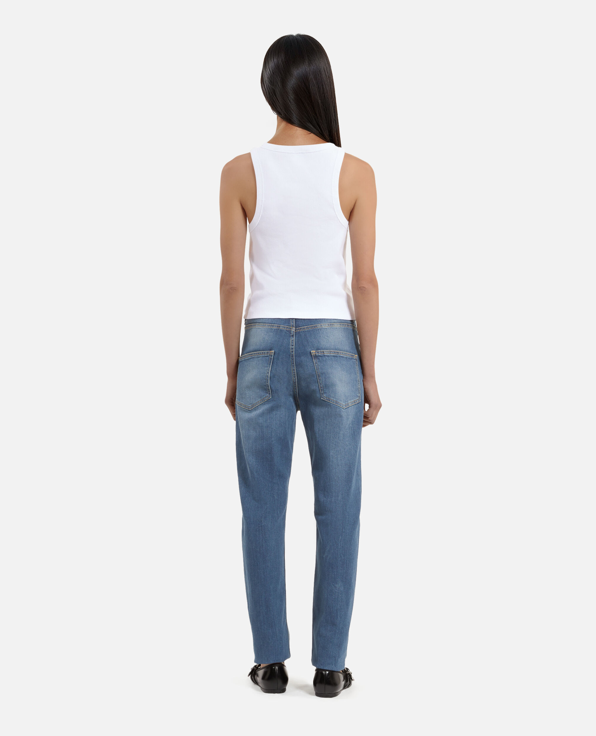 Jean slim bleu, MEDIUM BLUE, hi-res image number null