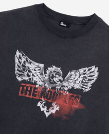 The Kooples HOMME BLACK WASHED t-shirt avec sérigraphie aigle noir