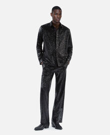 The Kooples HOMME BLACK chemise à sequins noire