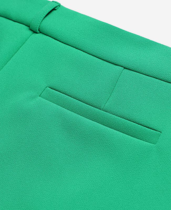 The Kooples FEMME GREEN short tailleur vert en crêpe