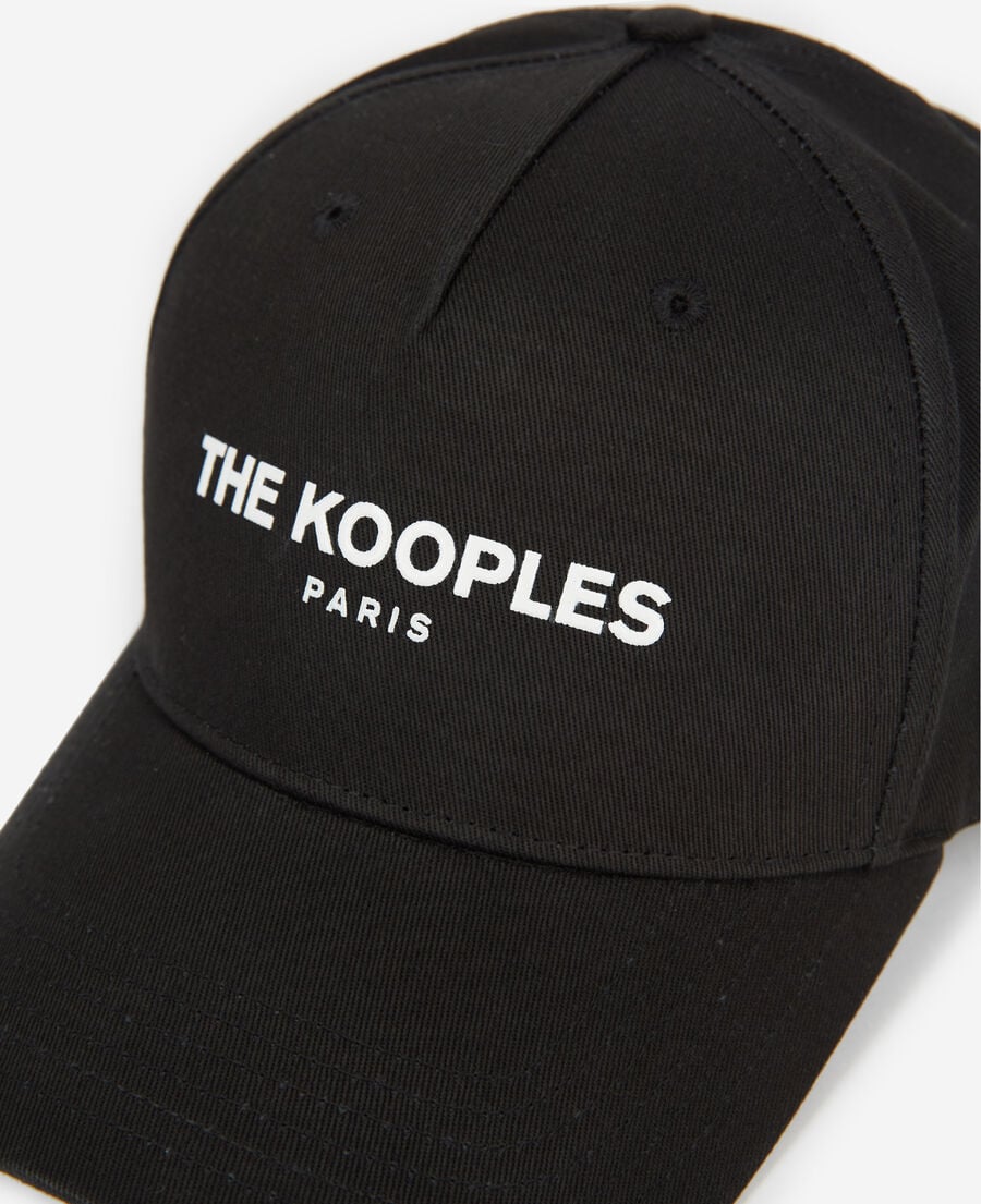 The Kooples HOMME BLACK WHITE casquette logo noire