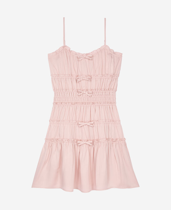The Kooples FEMME LILA robe courte avec nœuds lilas