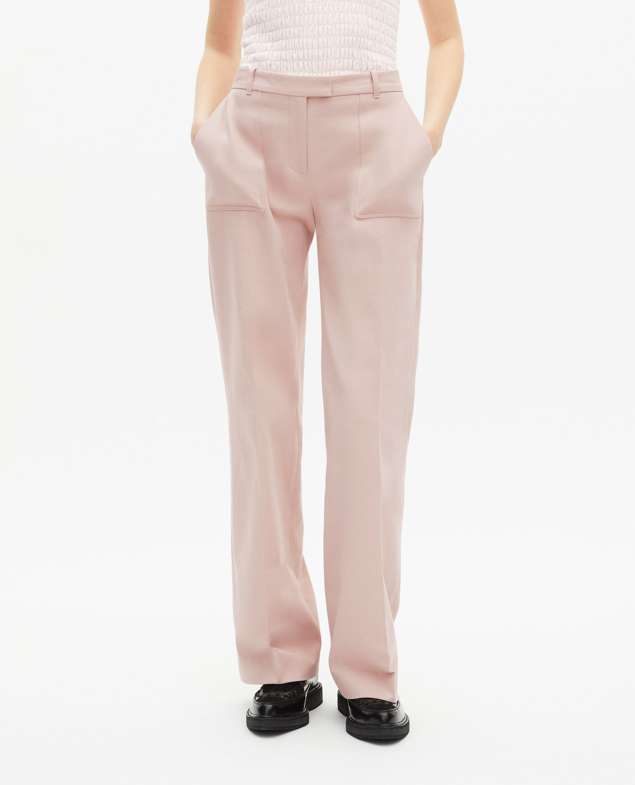 Pantalon large rose clair, LILA, hi-res image number null