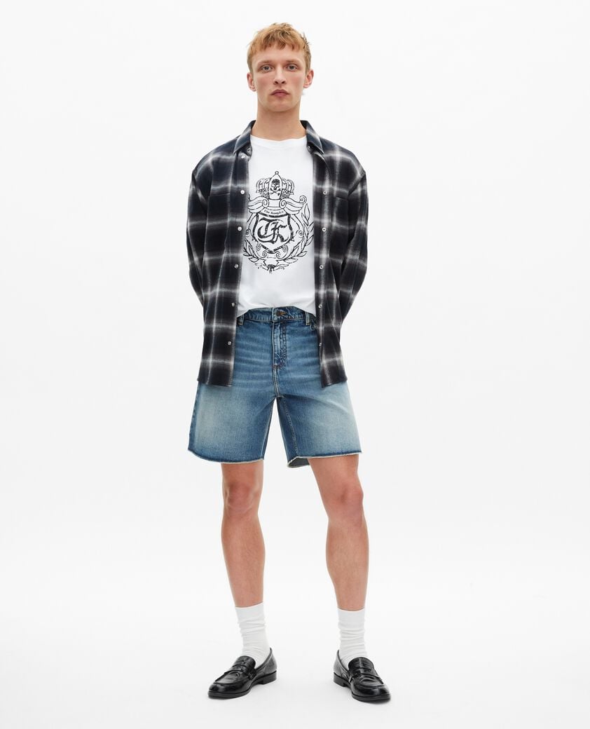 The Kooples HOMBRE WHITE camiseta con serigrafía blanca