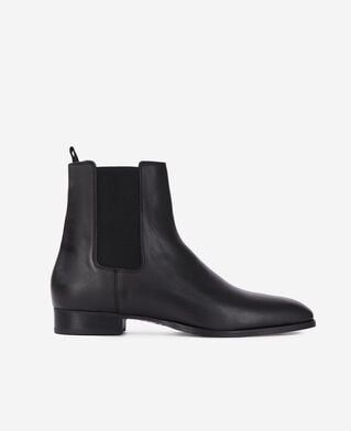The Kooples HOMME BLACK bottines chelsea en cuir noires