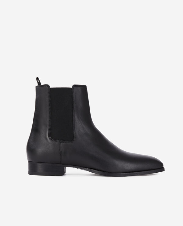 The Kooples HOMME BLACK bottines chelsea en cuir noires