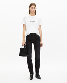 The Kooples FEMME WHITE t-shirt logo blanc