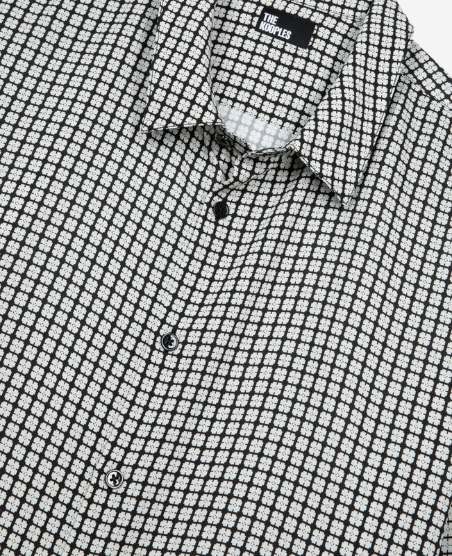 The Kooples HOMME BLACK WHITE chemise imprimé fleuri