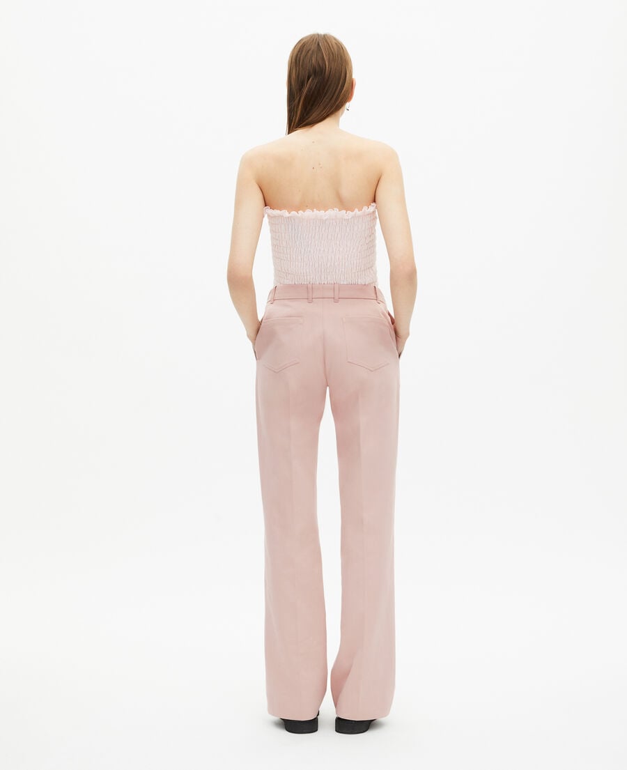The Kooples FEMME LILA top bustier smoké rose