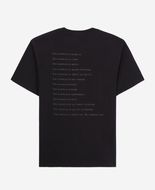 The Kooples MEN BLACK men's black what is t-shirt
