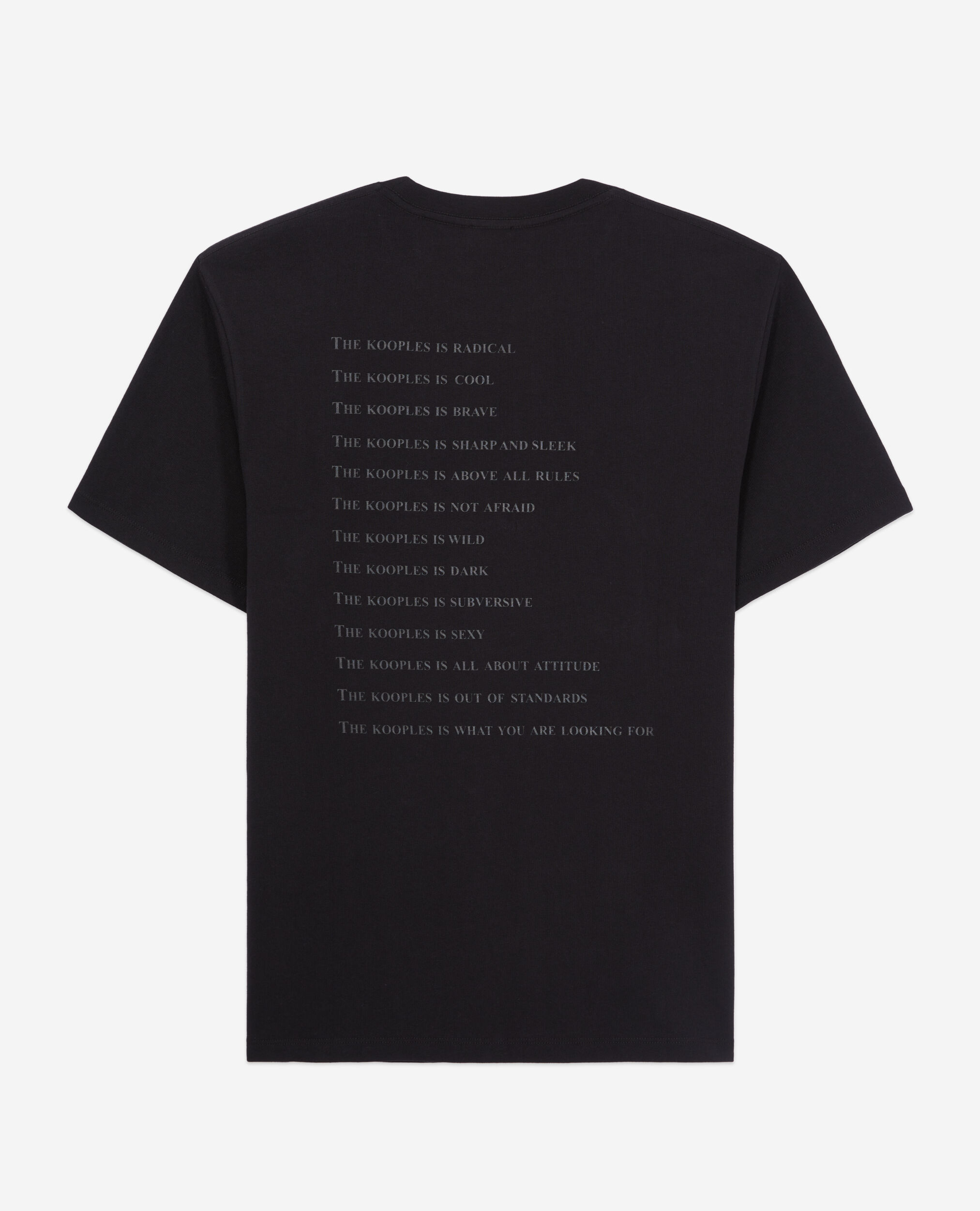 T-shirt What is noir, BLACK, hi-res image number null