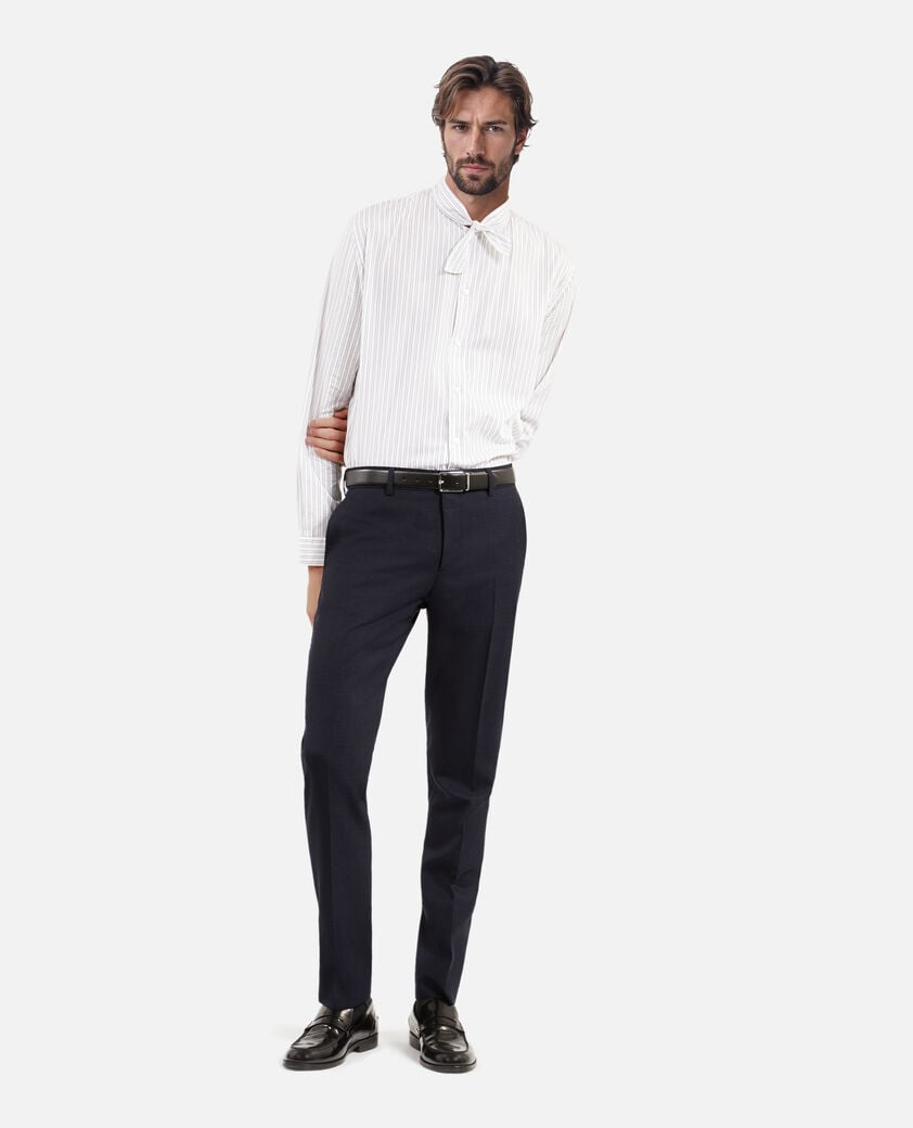 The Kooples HOMBRE NAVY pantalones de pata de gallo azules