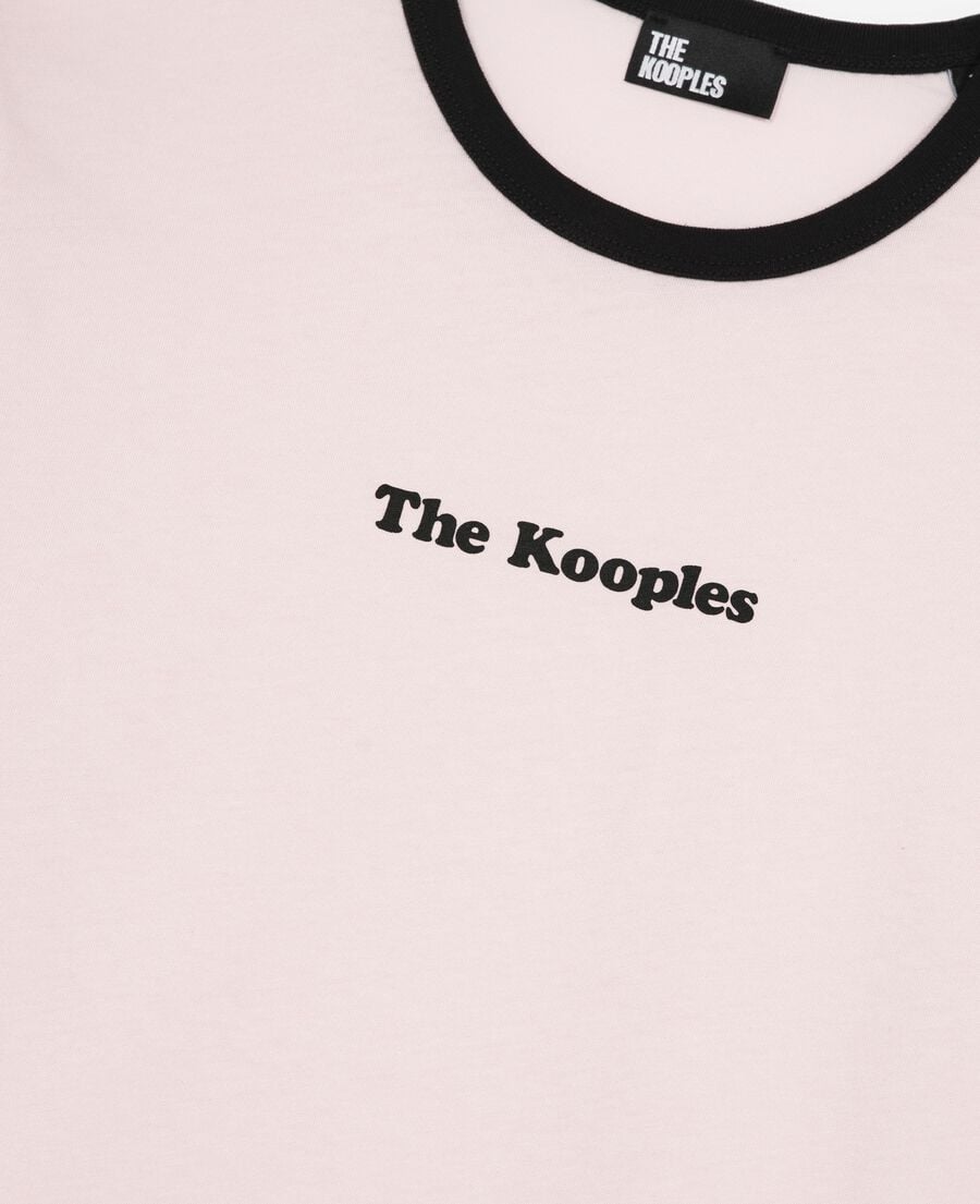 The Kooples WOMEN LILA t-shirt with pale pink screen print