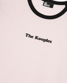 The Kooples FEMME LILA t-shirt avec sérigraphie rose pâle