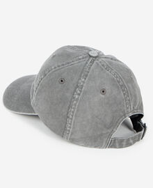 The Kooples MIXTE BLACK WASHED casquette logo brodé noire