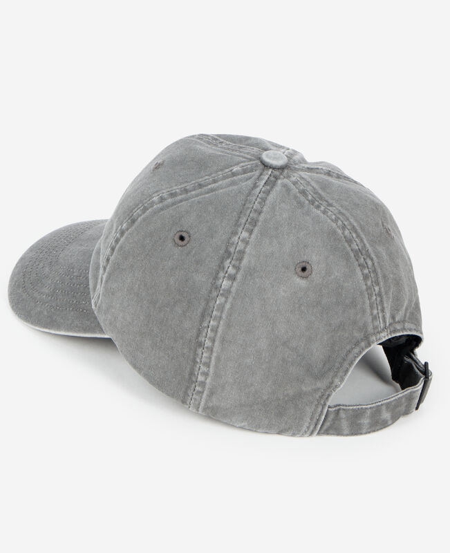 The Kooples MIXTE BLACK WASHED casquette logo brodé noire