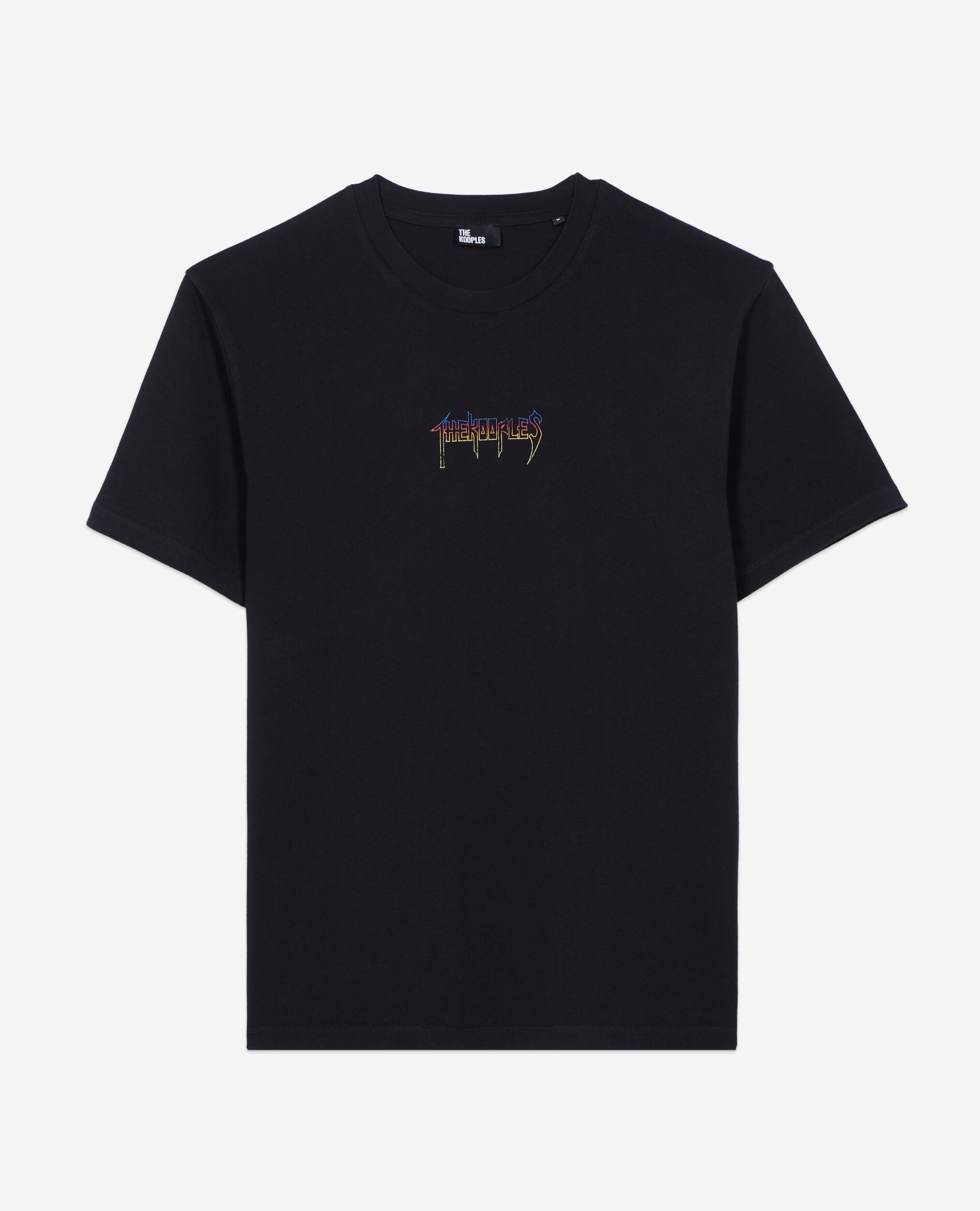 T-shirt avec sérigraphie noir, BLACK WASHED, hi-res image number null
