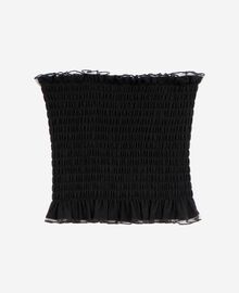 The Kooples FEMME BLACK top bustier smoké noir